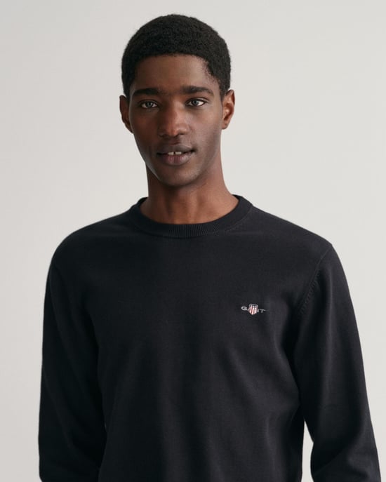 Gant Classic Cotton C-Neck Strickpullover - Image 3