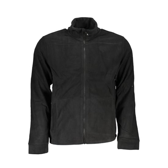 Gianmarco Venturi Schwarzes Polyestermänner Sweatshirt - Image 1