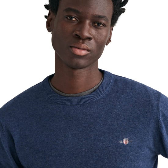 Gant Classic Cotton C-Neck Strickpullover - Image 4