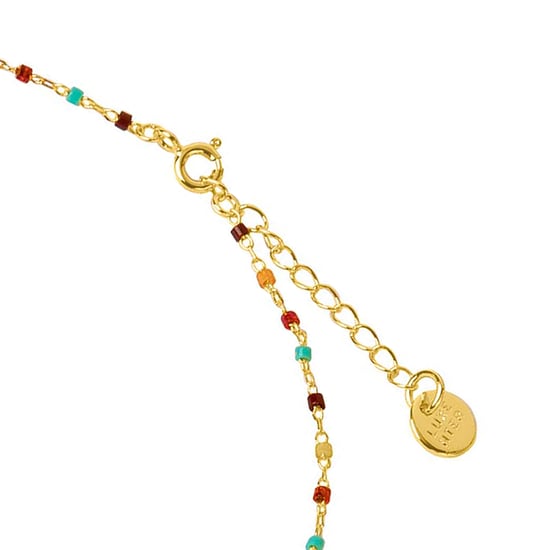 Luxenter Multicolor-Hydrothermalquarz-Halskette aus 18 Karat Gelbgold - Nespo - Image 6