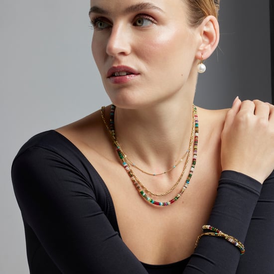 Luxenter Essential Ohrringe aus 925 Sterling Silber und weißer Perle mit 18 Karat Gelbgold - Image 2