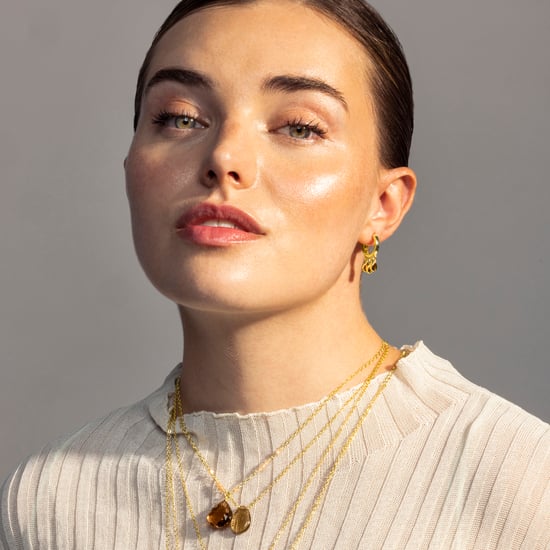 Luxenter Smaragd Zirkonia Ohrringe aus 18k Gelbgold - Atzul - Image 2