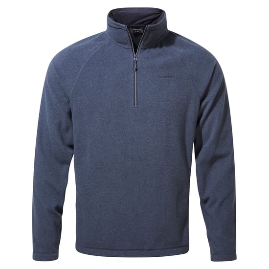 Craghoppers Mens Corey VI Hälfte Zip Fleece Top (Marine Mergel) - Image 2