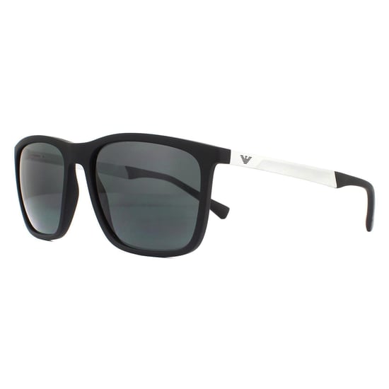 Emporio Armani Sonnenbrille EA4150 506387 Gummi Schwarz Grau - Image 2