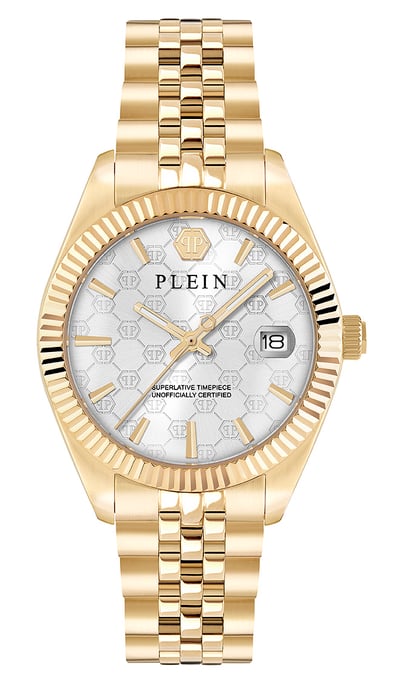 Philipp Plein Date Superlative Gold Damen Armbanduhr PWYFA1026 - Image 1