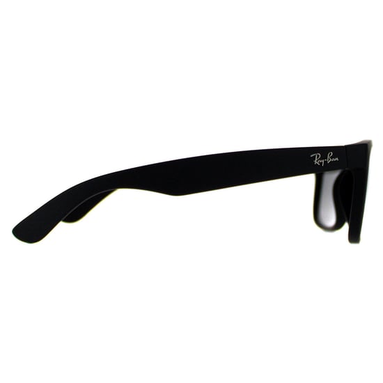 Lunettes De Soleil Ray-Ban Justin 4165 622/6g Caoutchouc Noir Miroir Gris Noir 51mm - Image 4
