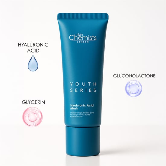 skinChemists 1% Hyaluronsäure Anti-Aging-Maske 50ml - Image 4