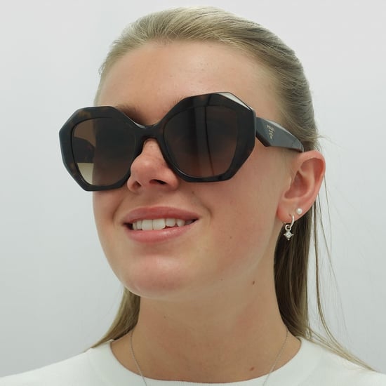 Prada Rund Damen Schildpatt Braun Farbverlauf PR16WS - Image 6