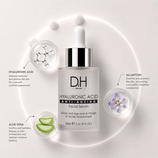 Dr H Hochwirksames Anti-Aging-Gesichtsserum mit Hyaluronsäure, 30 ml - Image 2
