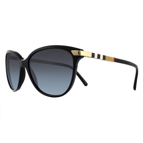 Burberry Sonnenbrille BE4216 30018G Schwarz mit goldenen Details Grauer Verlauf - Image 2