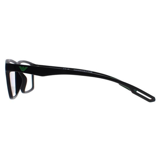 Emporio Armani Rectangle Herren Matt Schwarz EA4189U - Image 3