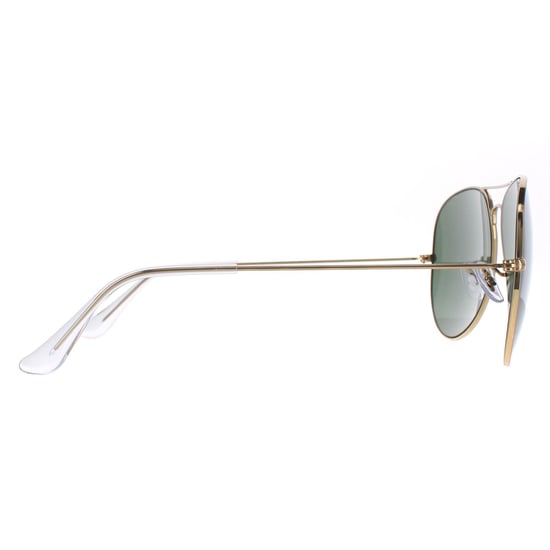 Lunettes De Soleil Ray-Ban Aviator 3025 001 Or Vert 62mm - Image 4