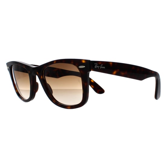 Ray-Ban Rectangle Unisex Havanna Braun Gradient Sonnenbrille - Image 2