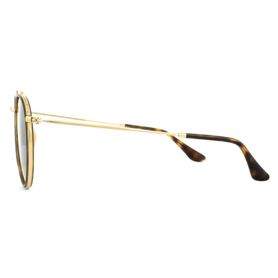 Ray-Ban Sonnenbrille Runde Doppelbrücke 3647N 001 Gold Grün - Image 3
