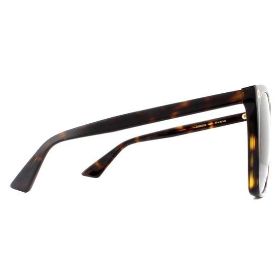 Gucci Cat Eye Sonnenbrille für Damen in Havanna Grau mit Farbverlauf - Image 4