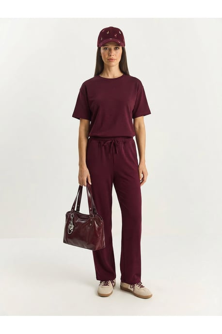 Crew-Neck T-Shirt und Hose Zwei-Teile-Set - Image 2