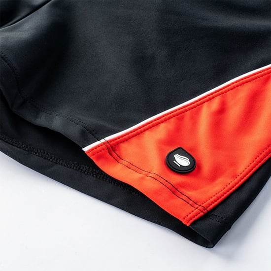 Aquawave - "Helder" Badeshorts für Herren (Schwarz/Feuerrot) - Image 3