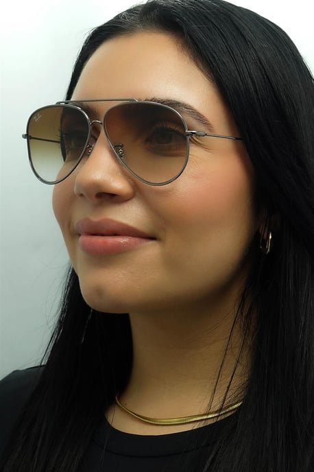 Ray-Ban Aviator Unisex Gunmetal Braun Gradient RB0101S Aviator Reverse - Image 6