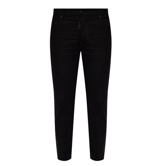 Dsquared2 - Schwarze Jeanshose Mit Bullenabzeichen - Image 1