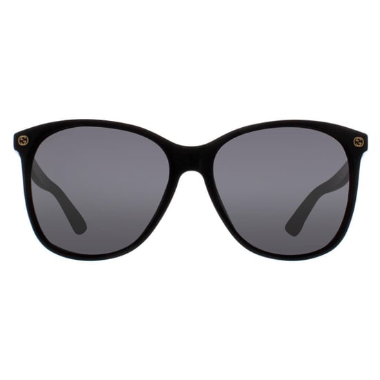 Gucci Runde Frauen Schwarz Grau Sonnenbrille - Image 1