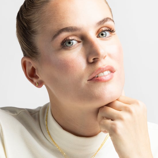 Luxenter Ohrringe, 925 Sterling Silber Naadim und glänzende 18K vergoldete Zirkonias - Image 2