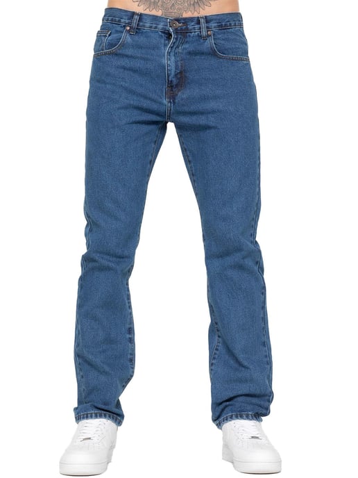 Kruze | Herren Straight Leg Denim Jeans - Image 2