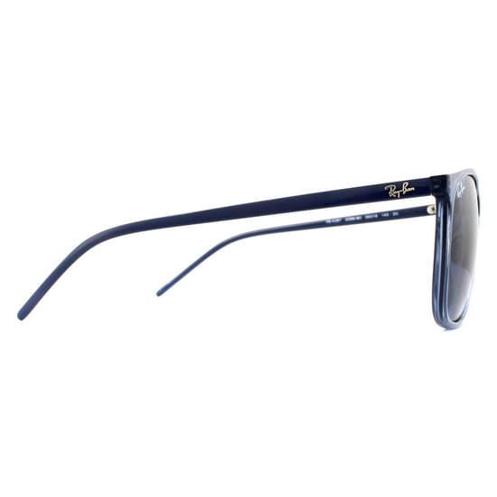 Ray-Ban Square Herren Sonnenbrille Transparent Blau mit blauen Verlauf - Image 4