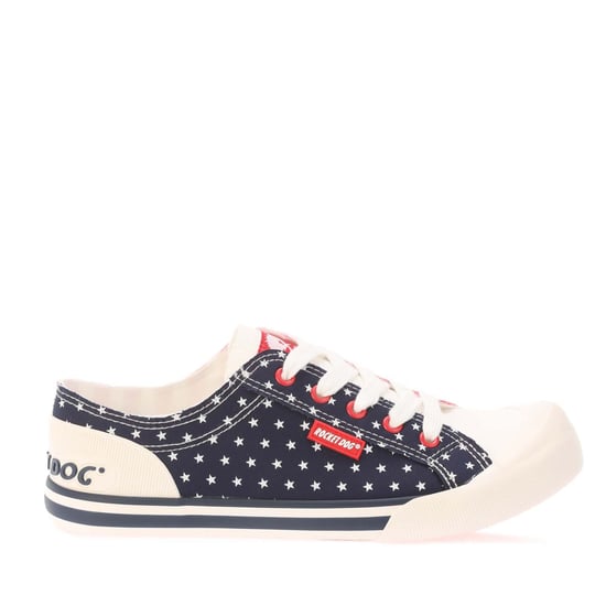 Damen Rocket Dog Jazzin Spangle Banner Pumps in Rot Navy - Image 1