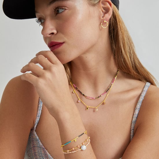 Luxenter-Armband, Metalllegierung Ekhao und champagnerfarbene Zirkonia, 18K vergoldet - Image 2