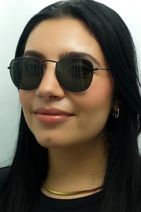 Ray-Ban Square Unisex Schwarz G-15 Grün RB3857 Frank - Image 6