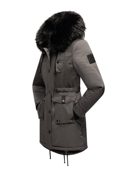 Navahoo Damen Winterjacke Luluna-Princess – Warm, Stylisch & Mit Teddyfell und Kunstfellkragen - Image 6