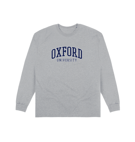 University Of Oxford Heather Grey Sweatshirt - Image 1