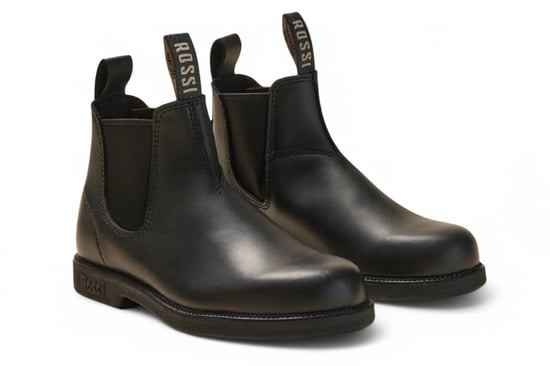 Rossi 607 Booma Chelsea-Stiefel aus schwarzem Leder - Image 3