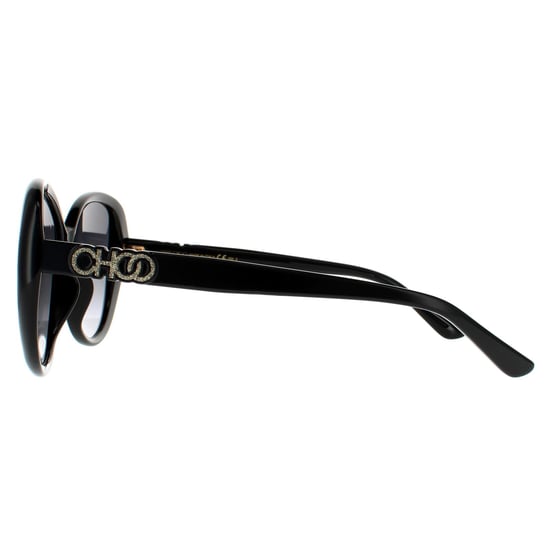 Jimmy Choo Butterfly Womens Black Dark Grey Gradient Sonnenbrille - Image 3