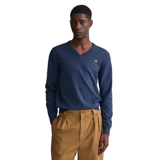 Gant Classic Cotton V-Neck Strickpullover - Image 2