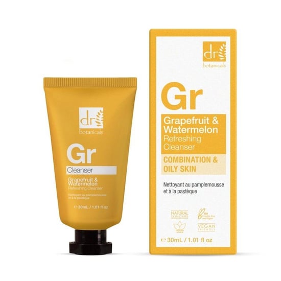 Dr. Botanicals Fortschrittliches, erfrischendes Anti-Aging-Reinigungsgel mit Grapefruit und Wassermelone, 30 ml - Image 1