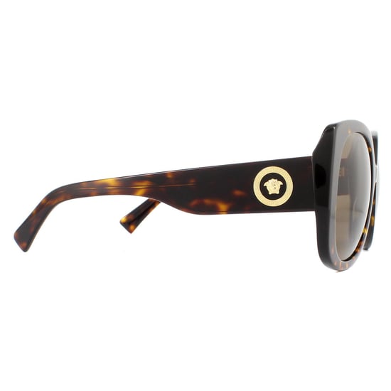 Versace Sonnenbrille VE4387 108/73 Havanna Dunkelbraun - Image 4