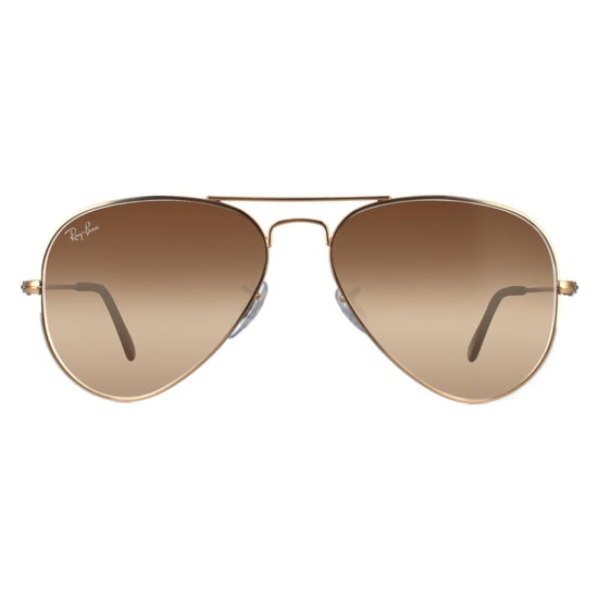 Ray-Ban Aviator Unisexe Gold Brown Gradient Sunglasses RB3025 - Image 1