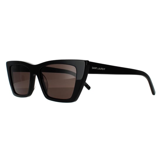 Saint Laurent Katzenaugen Damen Sonnenbrille Schwarz Grau - Image 2