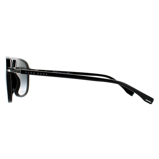 Hugo Boss Aviator Mens Shiny Schwarz Grau Gradient 90041091 - Image 3