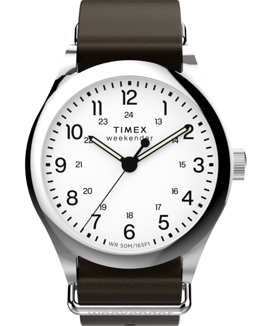 Timex Weekender New England Braun Herren Armbanduhr TW2Y35800 - Image 1