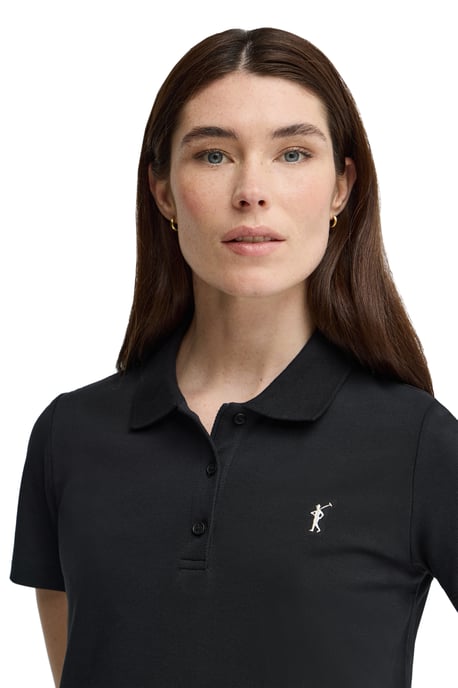 Poloshirt schwarz mit Rigby Go Stickerei im Regular Fit - Image 4