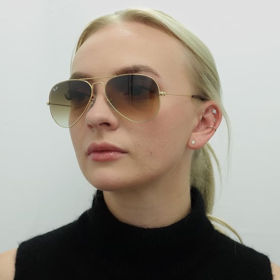 Lunettes De Soleil Ray-Ban Aviator 3025 001/51 Ombre Brun Or - Image 5