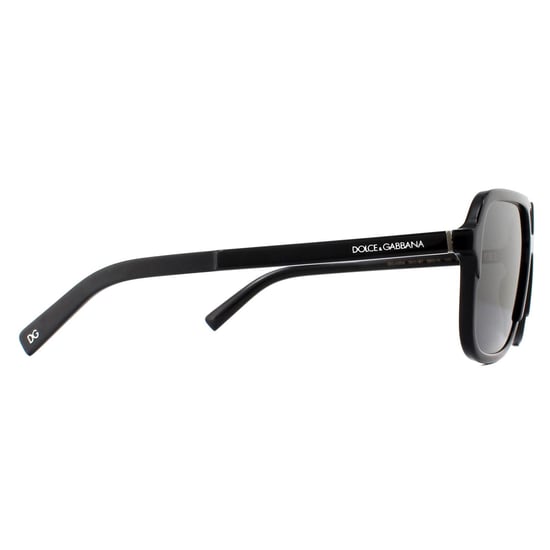 Lunettes De Soleil Dolce & Gabbana DG4354 501/87 Dégradé Gris Noir - Image 4