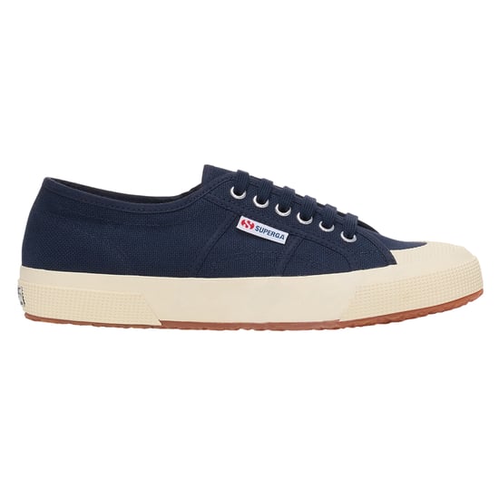 Superga - Herren/Damen Unisex Sneaker "2390 Military" (Marineblau/Naturweiß) - Image 4