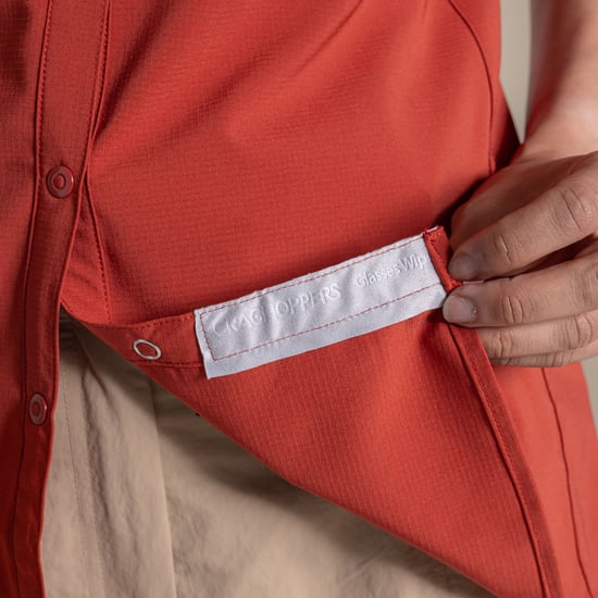 Craghoppers - "NosiLife Pro III" Hemd für Damen Langärmlig (Cinnabar) - Image 5