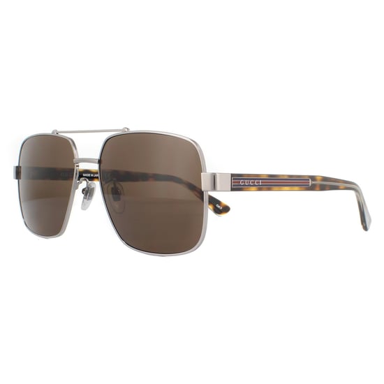 Lunettes De Soleil Gucci GG0529S 002 Ruthénium Havana Brun - Image 2