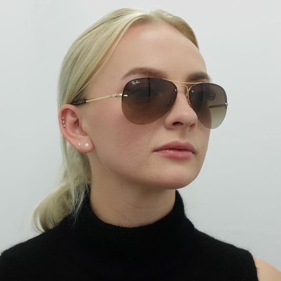Lunettes De Soleil Rayban 3449 Dégradé Brun Or 001/13 59mm - Image 5