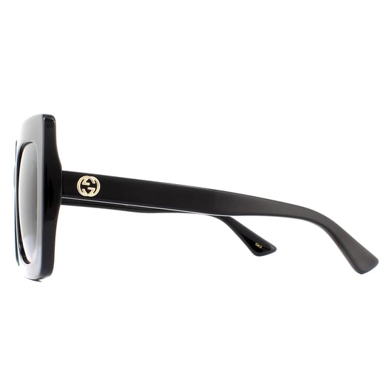 Lunettes De Soleil Gucci Gg0328s 001 Dégradé Gris Noir - Image 3
