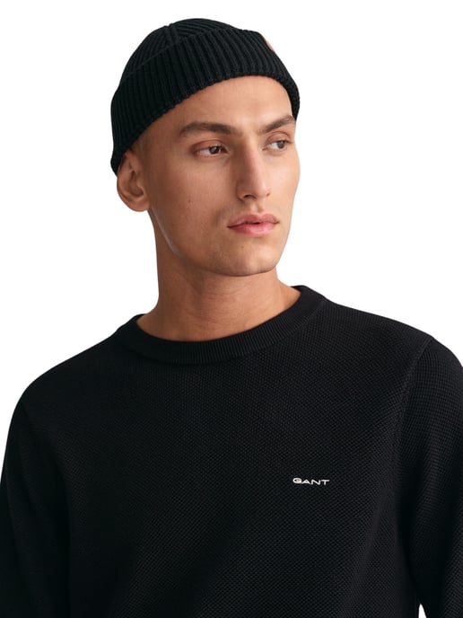 Gant Cotton Pique C-Neck Strickpullover - Image 5